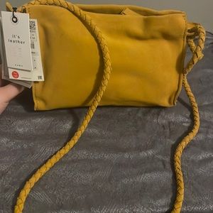 Zara real leather purse *never worn*